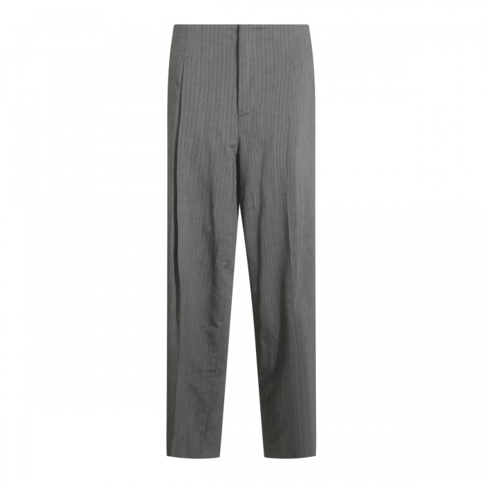 GREY VIRGIN WOOL BLEND...