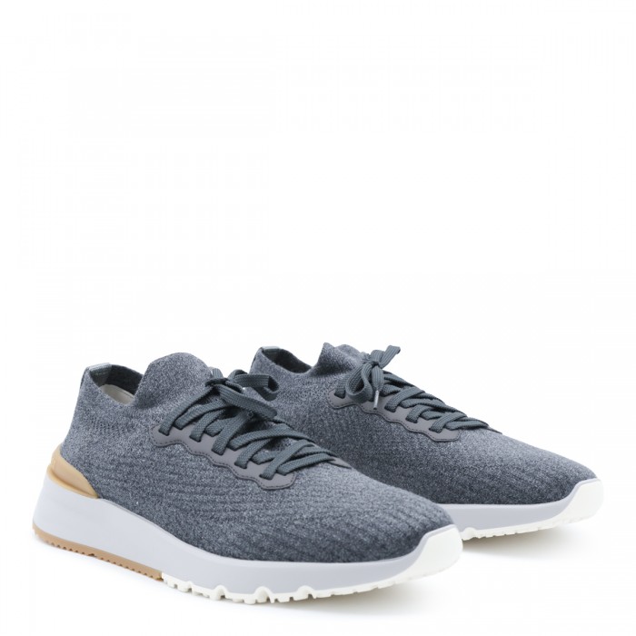 DARK GREY CANVAS SNEAKERS 2