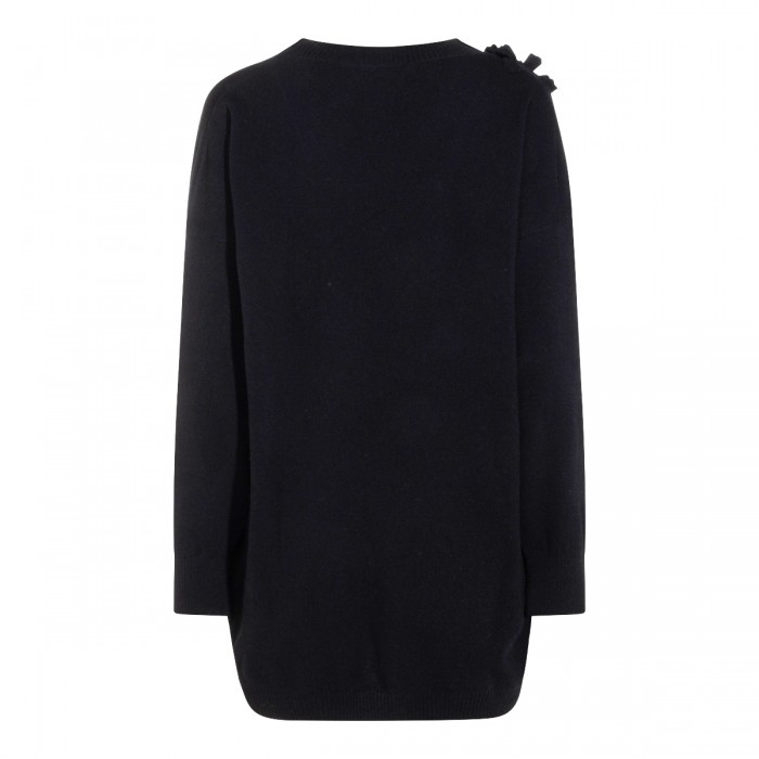 BLACK VIRGIN WOOL DRESS 2
