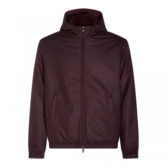BURGUNDY CASUAL JACKET