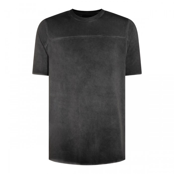 COLD GREY VISCOSE T-SHIRT