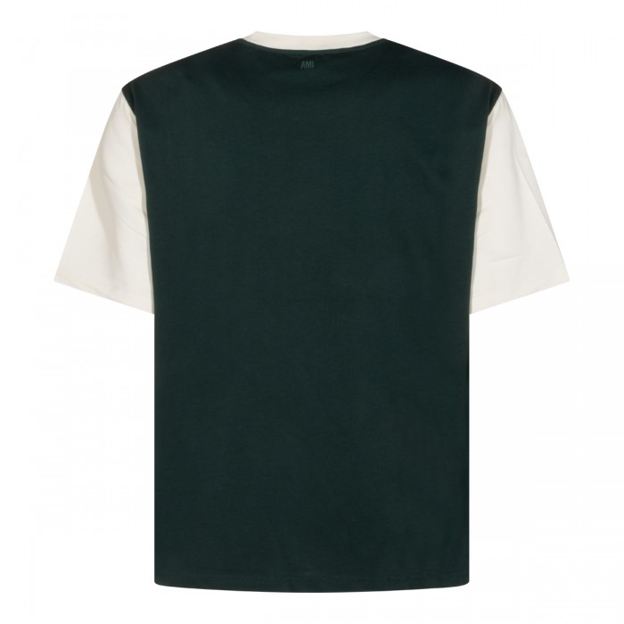 DARK GREEN AND WHITE COTTON... 2