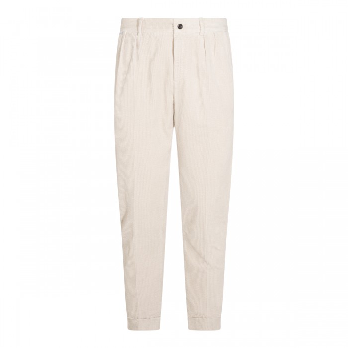 WHITE COTTON PANTS