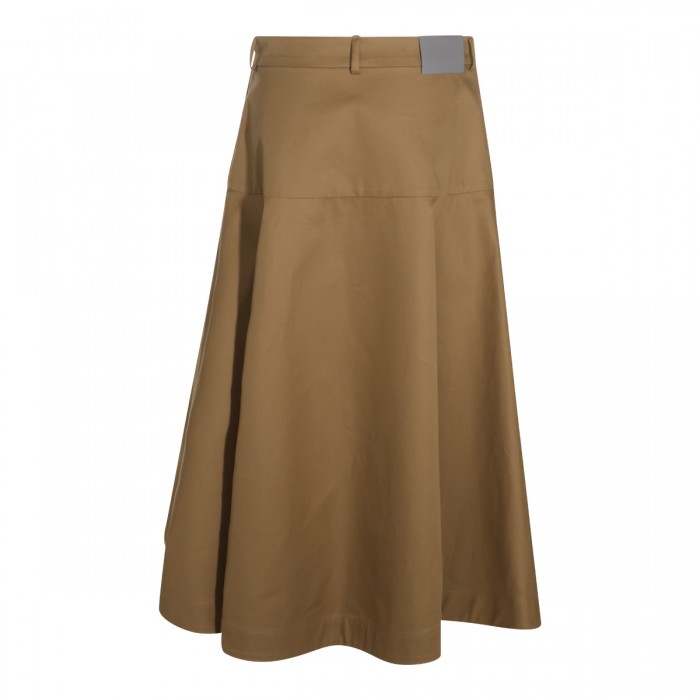 CAMEL COTTON MIDI SKIRT 2
