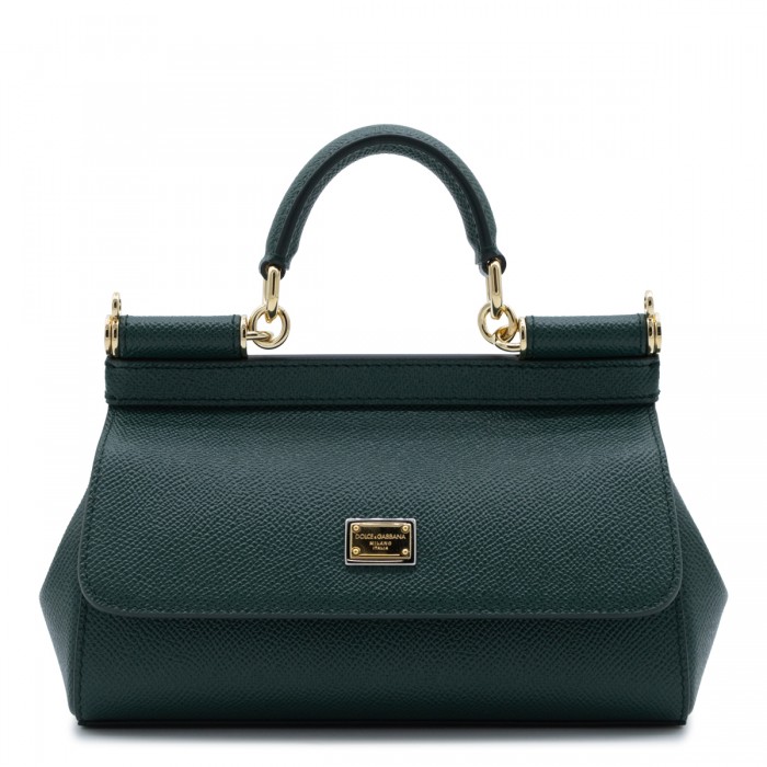 DARK GREEN LEATHER SICILY...