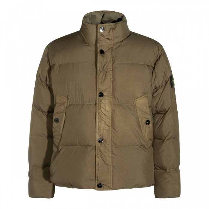 MILITARY GREEN PUFFER DOWN...
