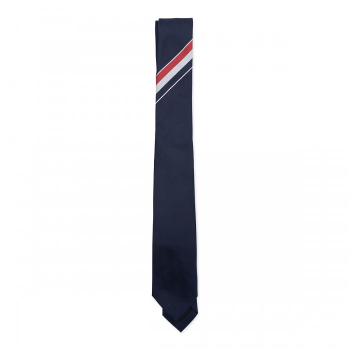 NAVY SILK TIE