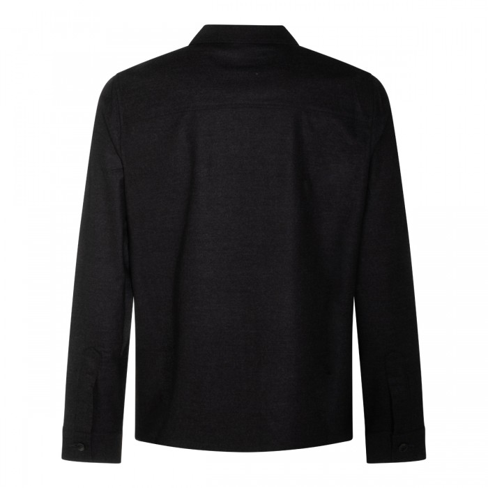 BLACK CASHMERE CASUAL JACKET 2