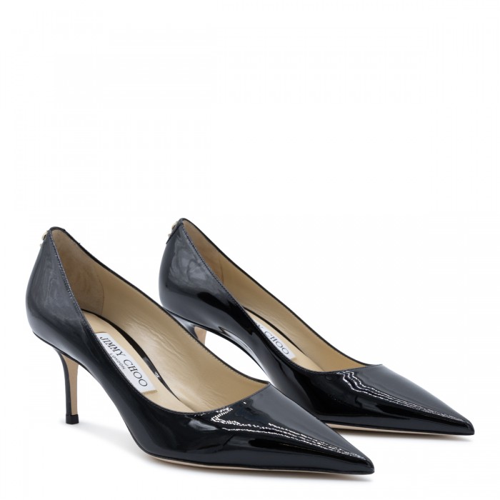 BLACK LEATHER JC PUMPS 2