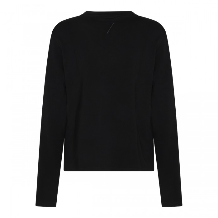 BLACK COTTON STRETCH LONG... 2