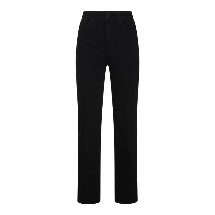 BLACK COTTON JEANS
