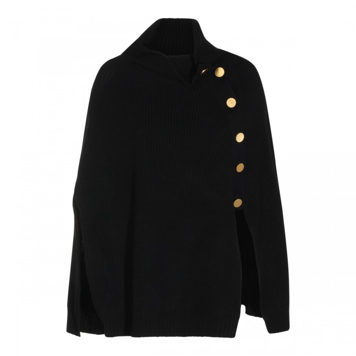 BLACK CASHMERE SILK AND...
