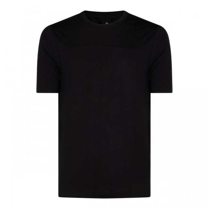 BLACK COTTON T-SHIRT