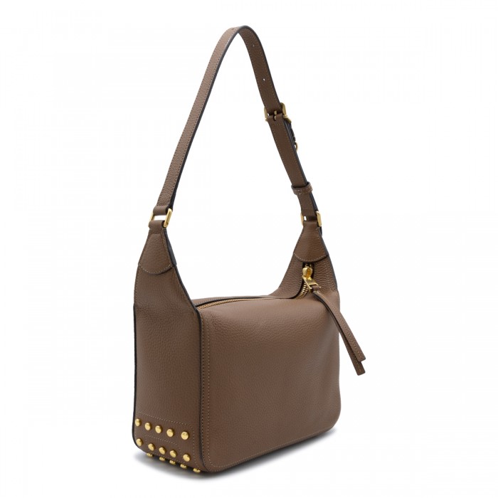 LIGHT BROWN LEATHER METAL... 2