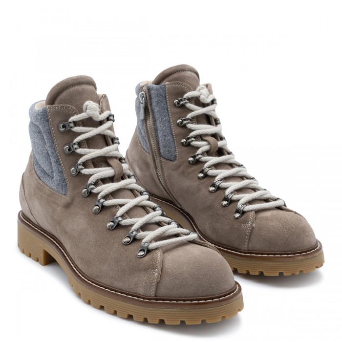 BROWN AND GREY BOOTS 2