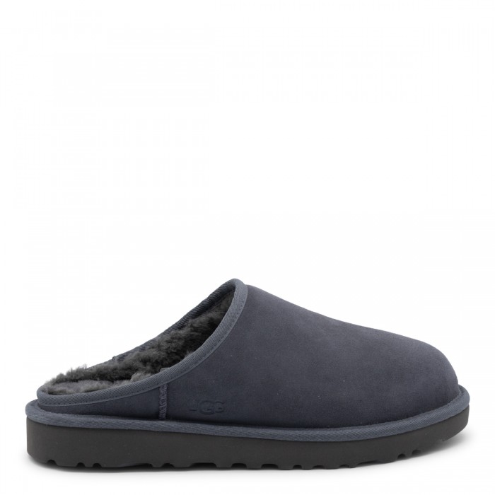 BLACK LEATHER CLASSIC SLIP...
