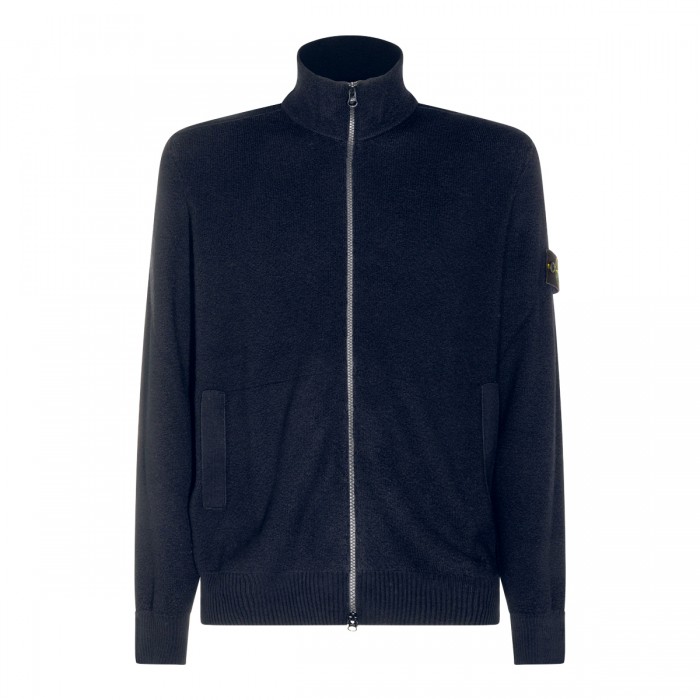 NAVY BLUE COTTON SWEATER