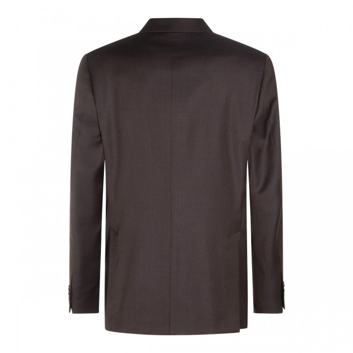 BROWN VIRGIN WOOL SUIT 2