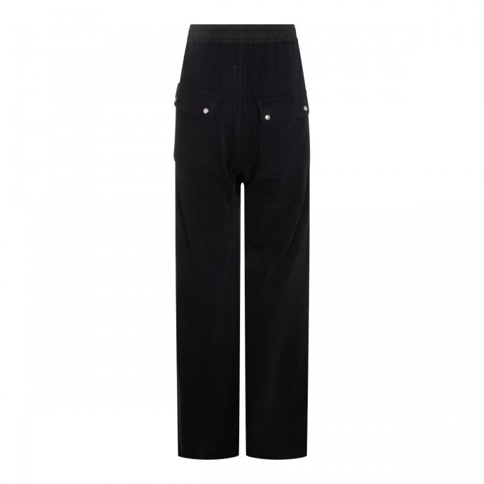 BLACK COTTON WIDE LEG BELA... 2