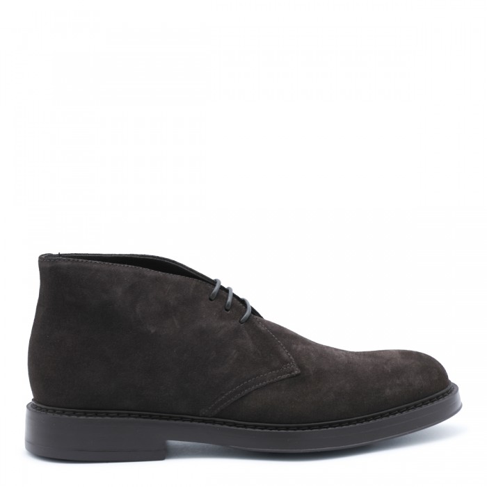 DARK BROWN SUEDE BOOTS