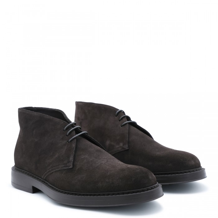 DARK BROWN SUEDE BOOTS 2
