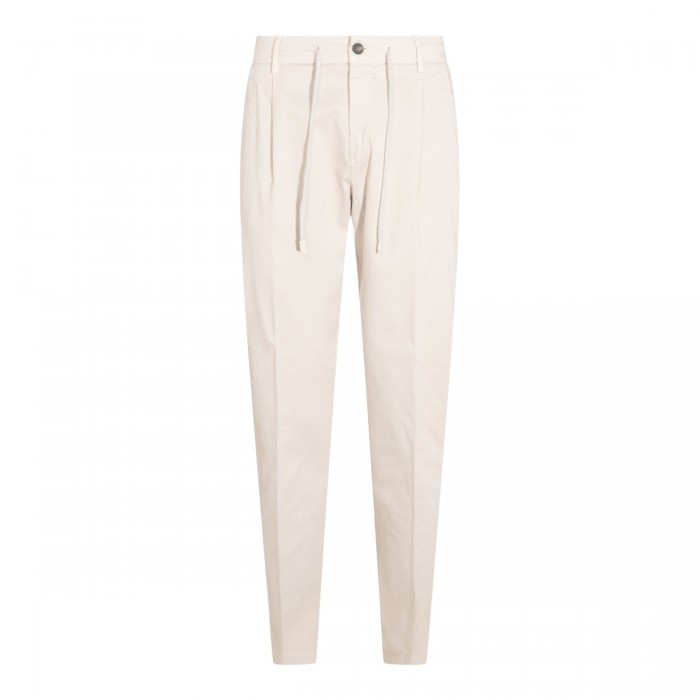 WHITE COTTON PANTS