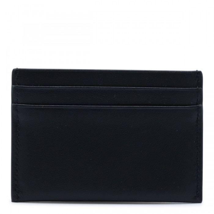 BLACK LEATHER CARD HOLDER 2