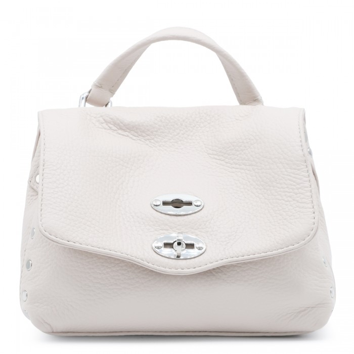 WHITE LEATHER BABY POSTINA...