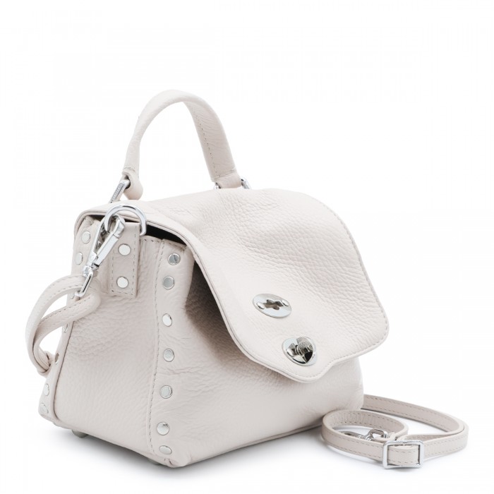 WHITE LEATHER BABY POSTINA... 2