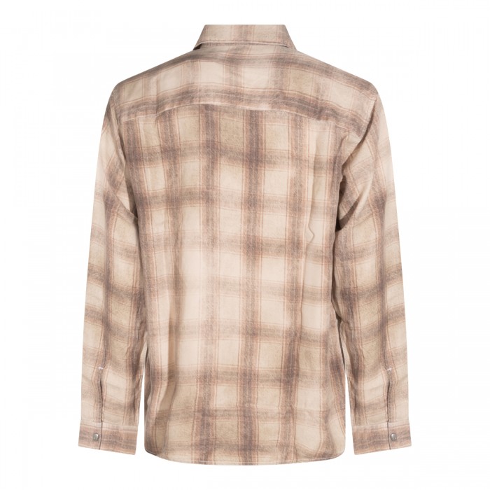 BEIGE CHECK SHIRT 2