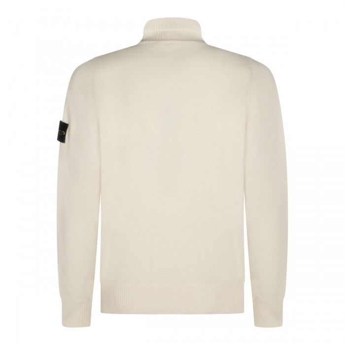 IVORY WOOL SWEATER 2