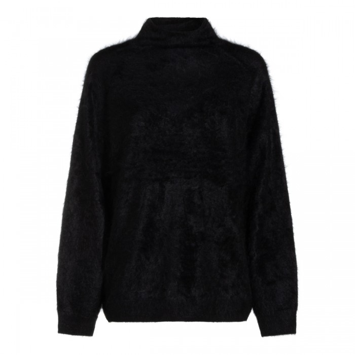 BLACK CASHMERE SWEATER