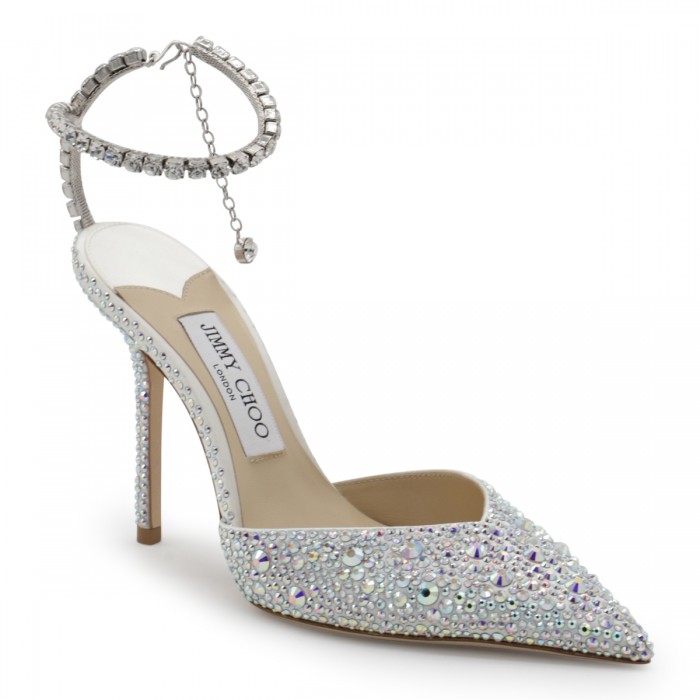 SILVER LEATHER PUMPS 2