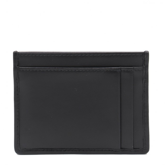 BLACK LEATHER CARD HOLDER 2