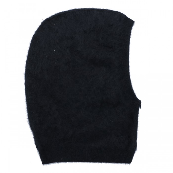 BLACK CASHMERE BALACLAVA HAT