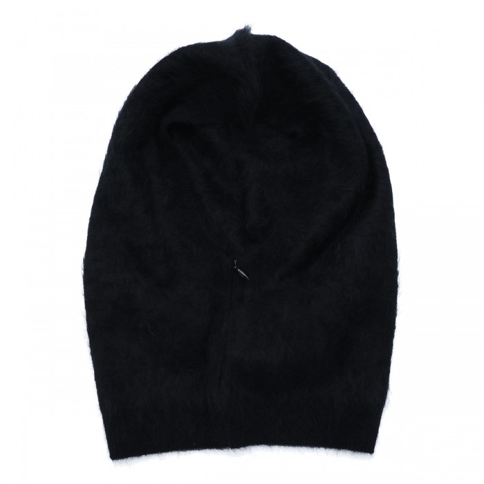 BLACK CASHMERE BALACLAVA HAT 2