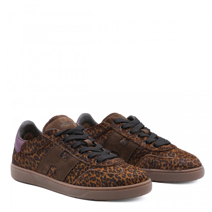 LEOPARD LEATHER COOL SNEAKERS 2
