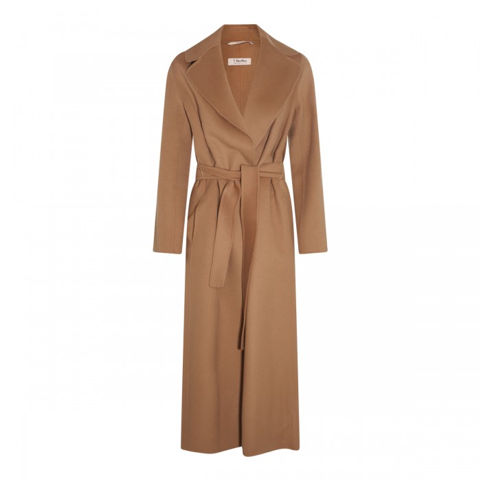 CAMEL VIRGIN WOOL POLDO COAT