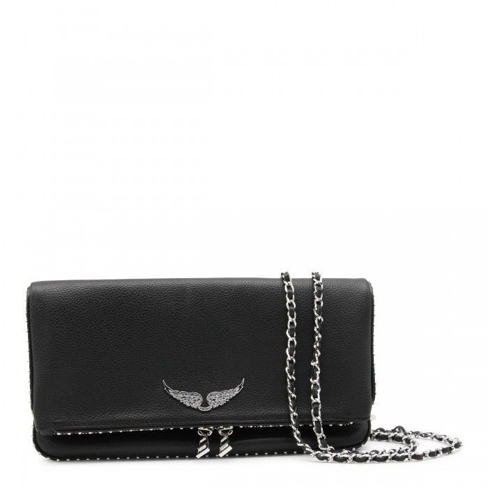 BLACK ROCK GRAINED LEATHER...