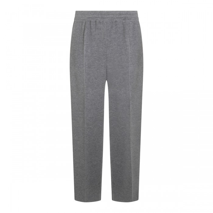 GREY VIRGIN WOOL PANTS