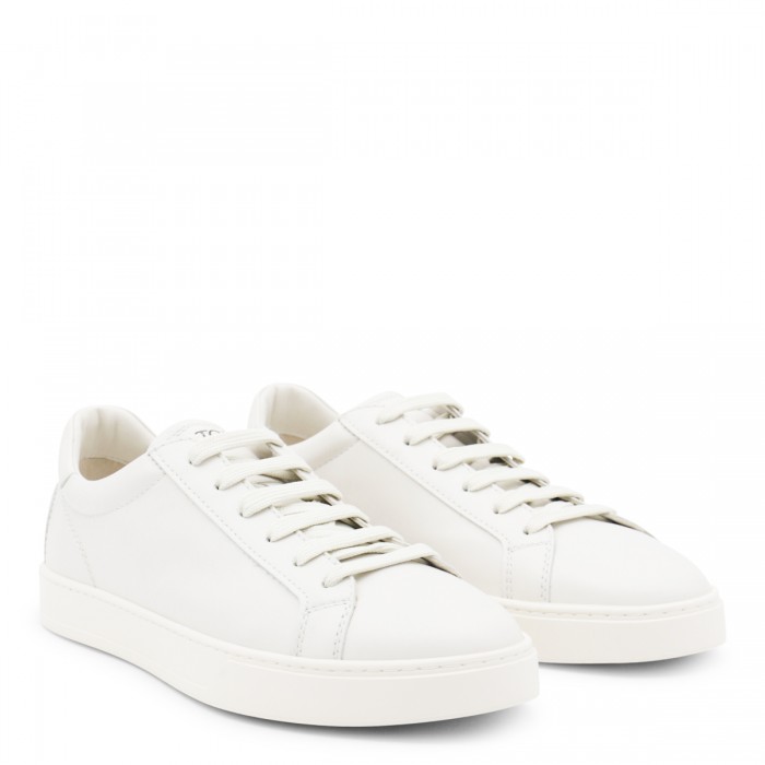 WHITE LEATHER SNEAKERS 2