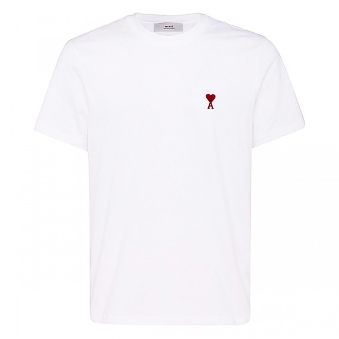 WHITE COTTON T-SHIRT