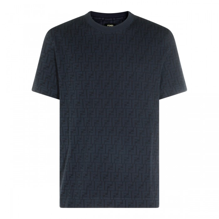 BLUE COTTON T-SHIRT