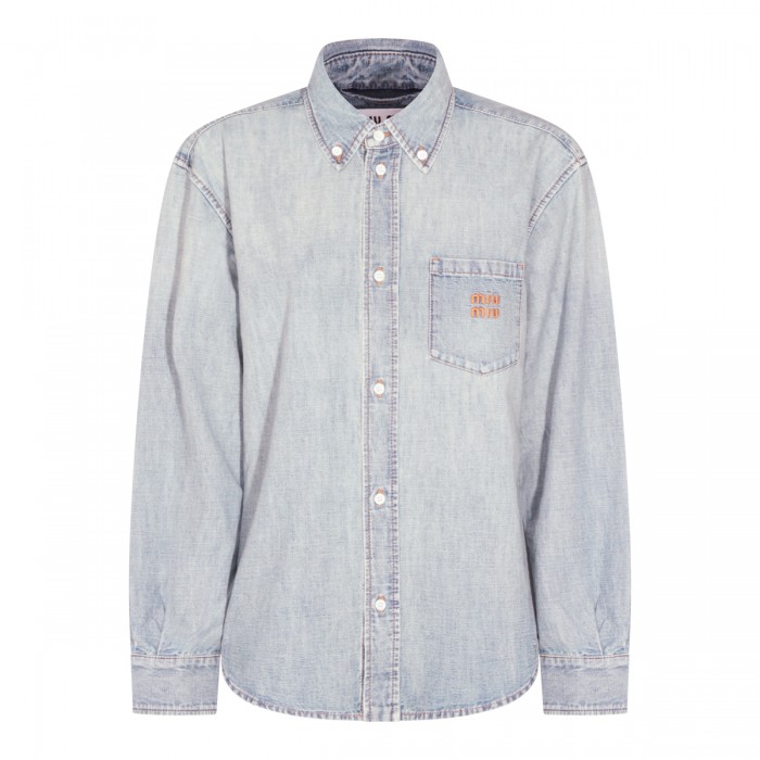 LIGHT BLUE COTTON SHIRT