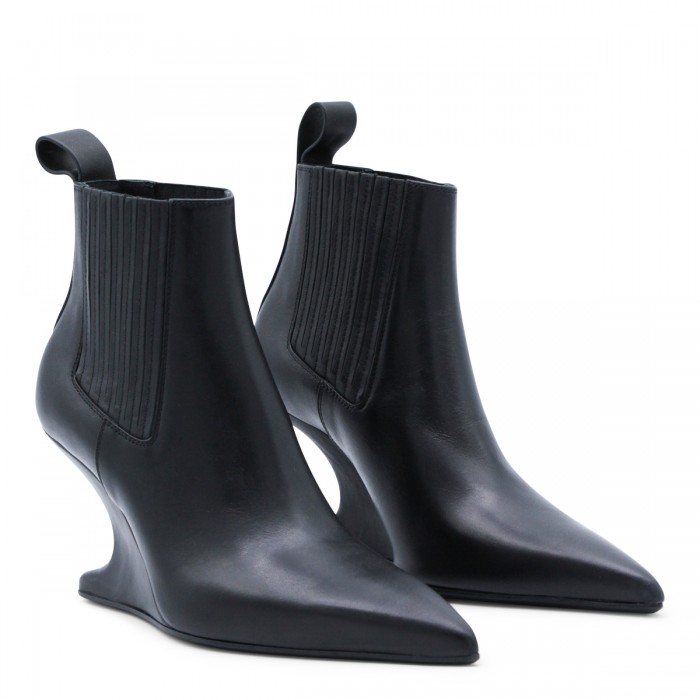 BLACK LEATHER BOOTS 2