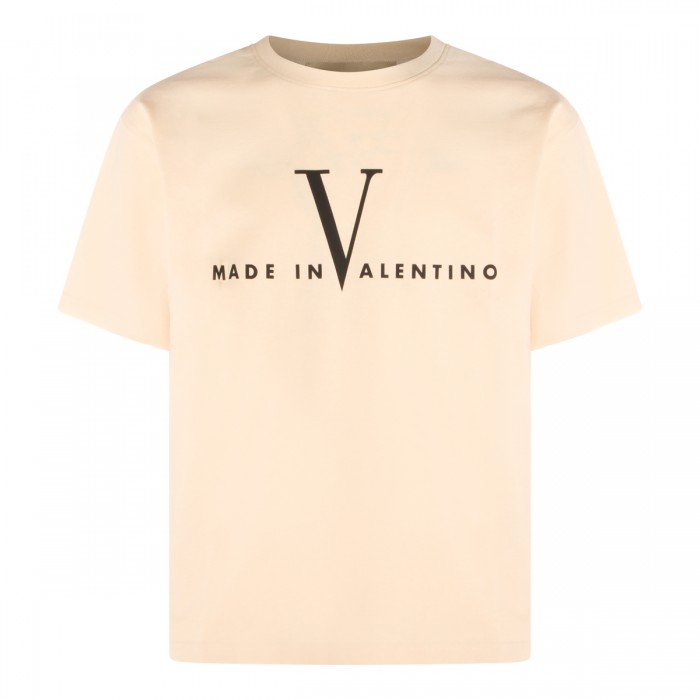 BEIGE COTTON T-SHIRT