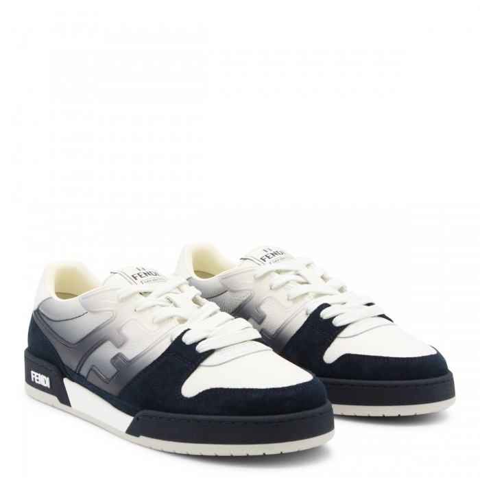 NAVY AND WHITE LEATHER... 2