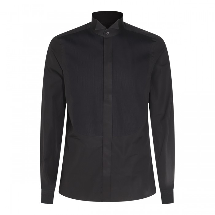 BLACK COTTON SHIRT