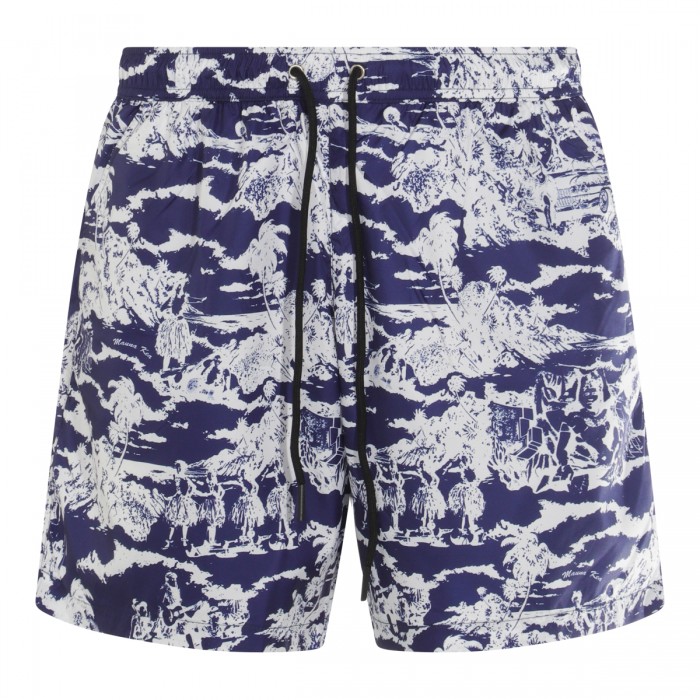 MULTICOLOR BLU BEACHWEAR