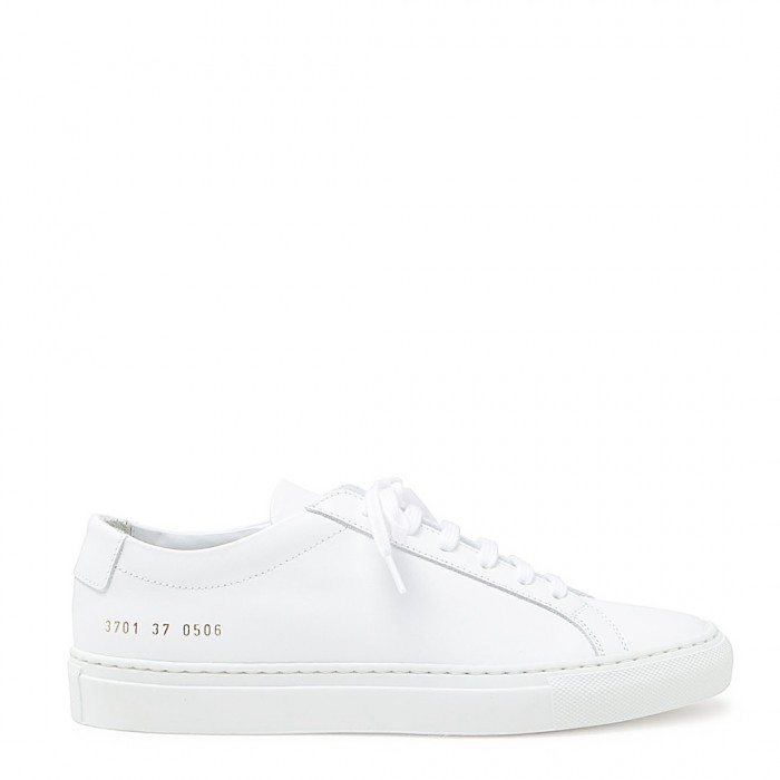 WHITE LEATHER SNEAKERS